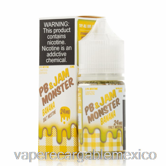 Vape Recargable Banana - Pb Y Mermelada Monster Sales - 30ml 24mg